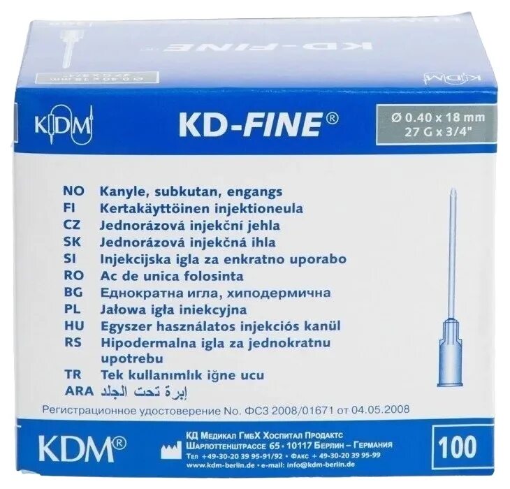 Игла медицинская 30g 0,30 х 12мм KD-Fine (100 шт уп.). KD Fine иглы 30g. Игла инъекционная KD-Fine 18g. Кд-Файн игла 27g (0.4*12 мм).