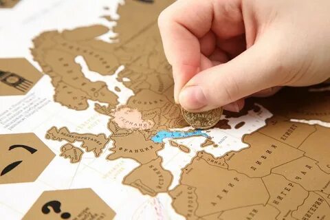 Географическая карта путешествий