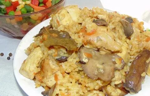 Вкусный плов из курицы в мультиварке
