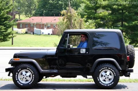 Our 1990 Jeep Wrangler YJ it had a hard top. 