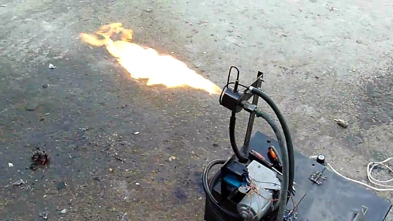 Как сделать газовую горелку из паяльной лампы. Горелка на отработанном масле на купер 20. горелка бабингтона с наддувом. газ горелка из паяльной лампы. форсунка бабингтона для отработки.