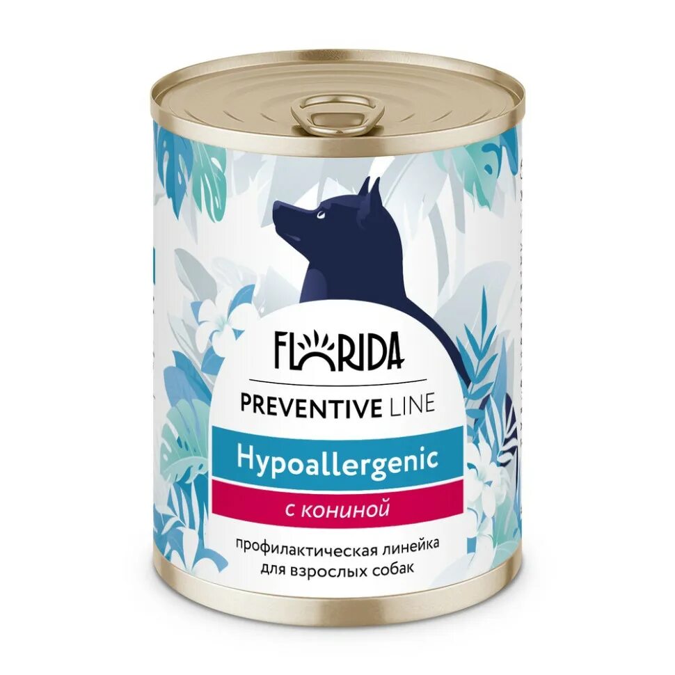 Florida preventive line. Florida Hypoallergenic консервы для собак при пищевой аллергии, с индейкой. Florida preventive line Hypoallergenic. Флорида Гиппоалергеник с кониной. Florida preventive line Gastrointestinal сухой корм для собак.