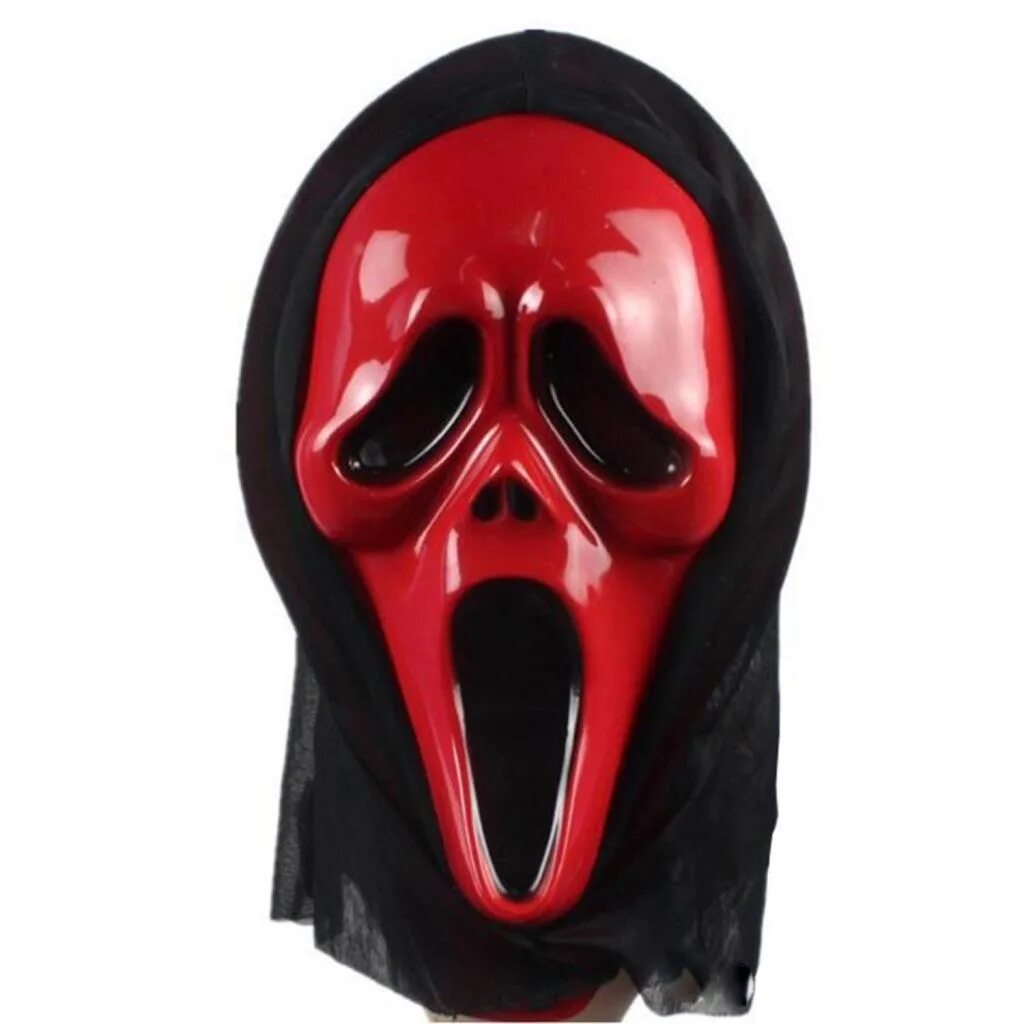 Красная маска купить. Маска крик. Рик в маске. Маска крик красная.