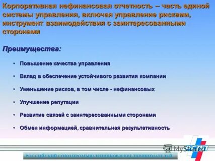 Нефинансовая отчетность