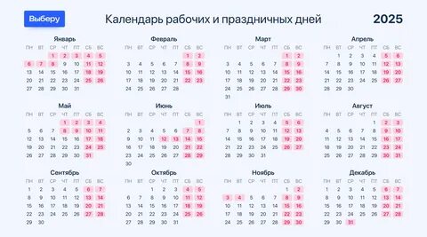 Календарь праздников 2025: сколько дней будем отдыхать на Новый год, 23 февраля,