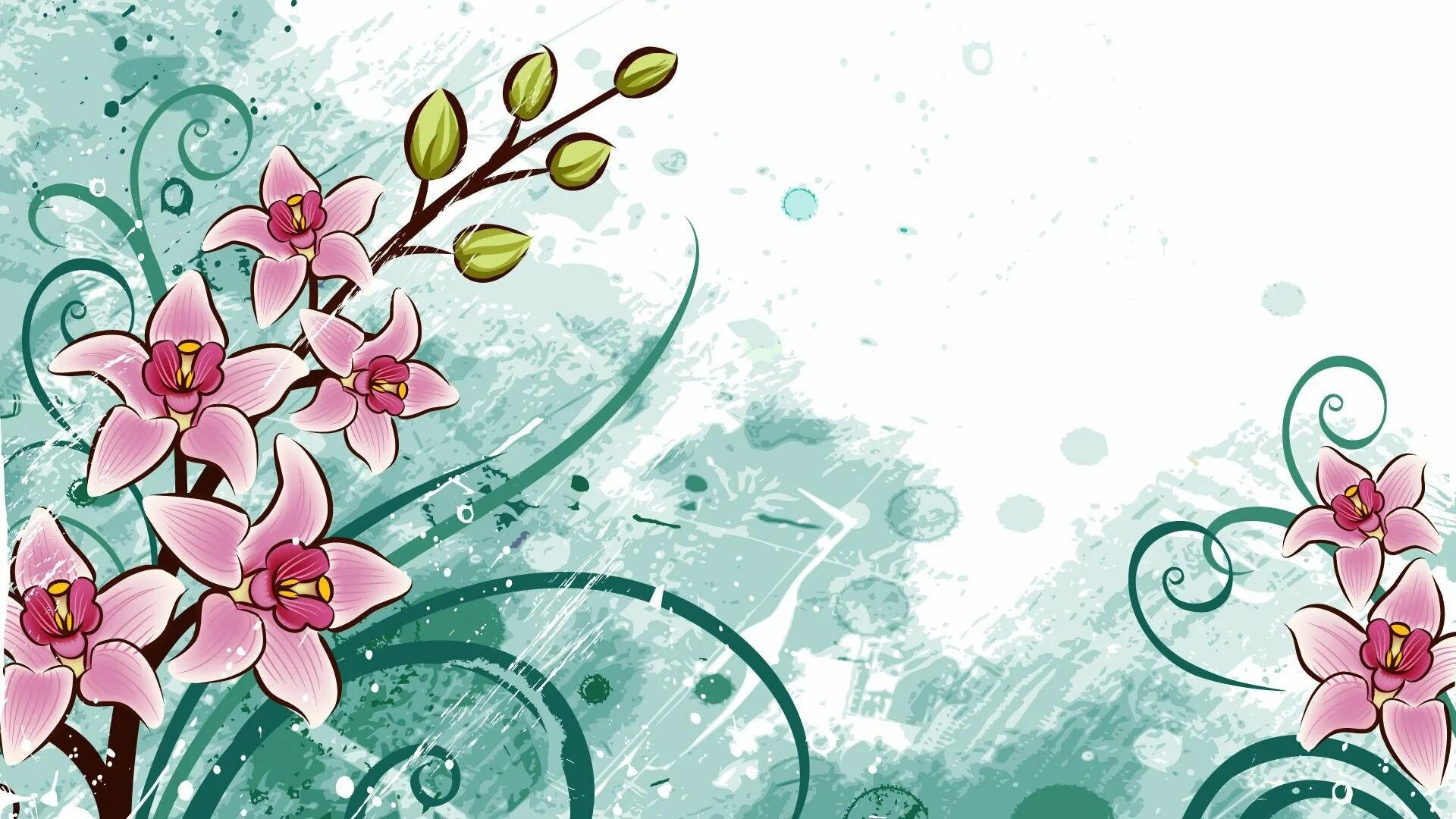 Фон для открытки. Рамка цветы. Узоры с цветами. Синий фон с орнаментом. Цветочный узор.