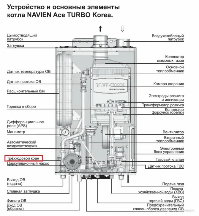 Газовый котел Навьен 24 КВТ двухконтурный схема. Котел Навьен предохранительный датчик. Котёл Навьен 24. Настенный газовый котел Navien Deluxe s-20k Coaxial схема проточный клапан. Вода то холодная то горячая газовый котел