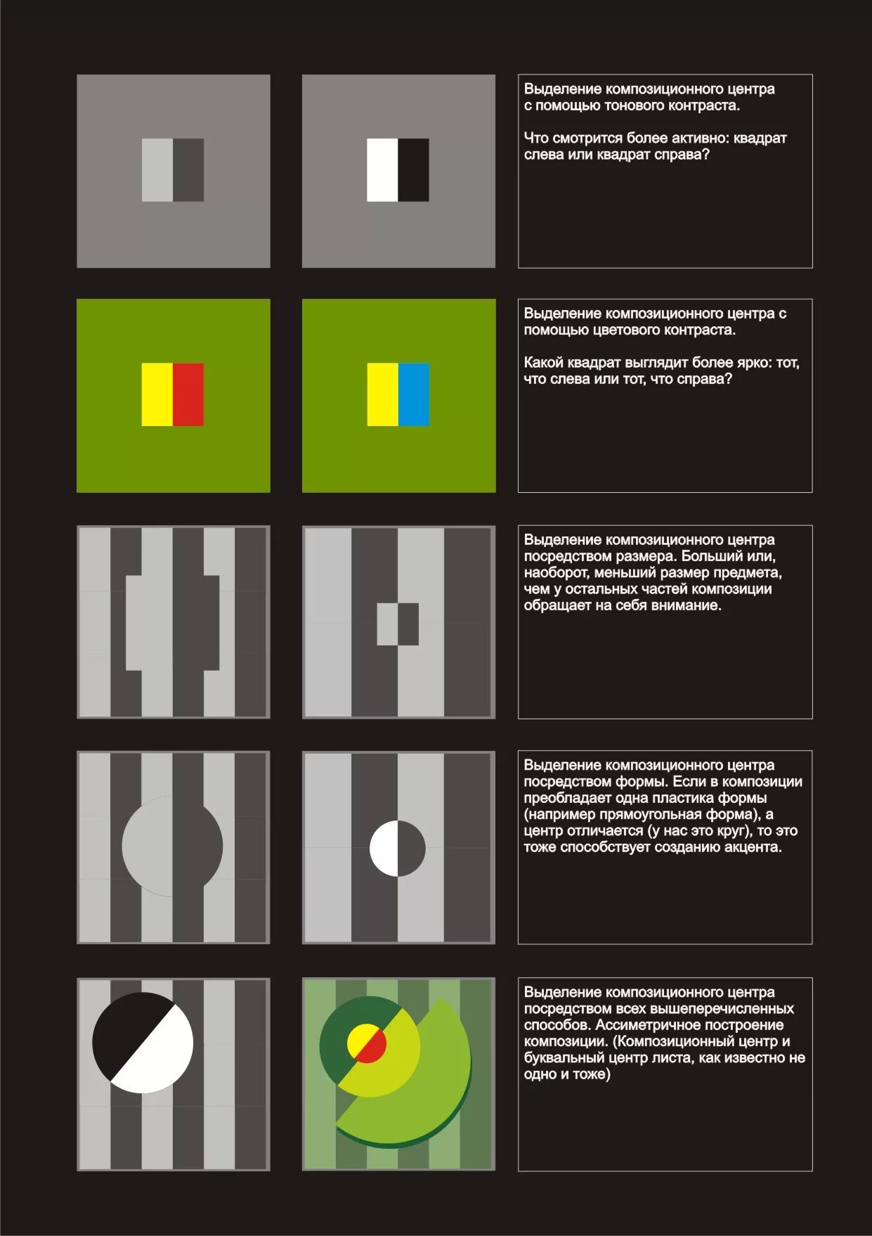 Способы выделения композиционного центра. Композиционный центр. Способы выделения композиционного центра. Способы выделения композиционного центра. Композиционный центр.
