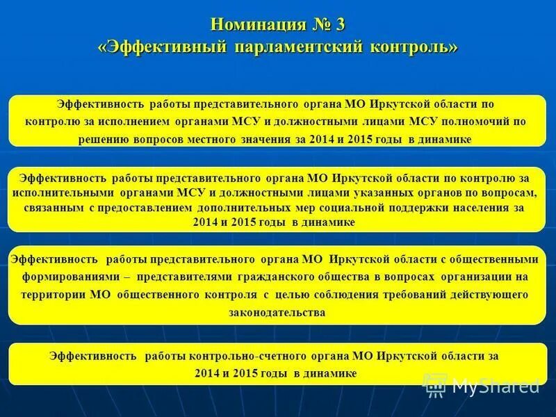 Статус депутата представительного органа местного самоуправления