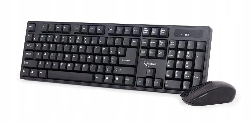 Gembird клавиатура беспроводная как подключить к компьютеру Gembird KB-U-103-RU keyboard Office USB QWERTY English, Russian Black