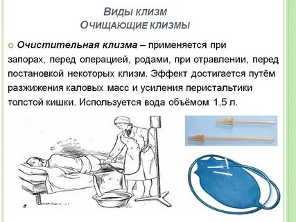 Клизма с марганцовкой