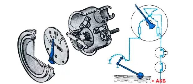 Давления масла урал 4320. Схема подключения указателя уровня топлива МТЗ. Схема подключения указателя топлива ГАЗ 53. Схема датчика уровня топлива УАЗ 469. Указатель уровня топлива УАЗ 469 схема подключения.
