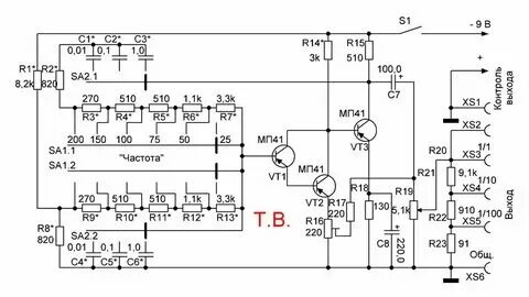 Схема генератора нч с регулируемой частотой Контент Borodach Страница 818 Форум по радиоэлектронике