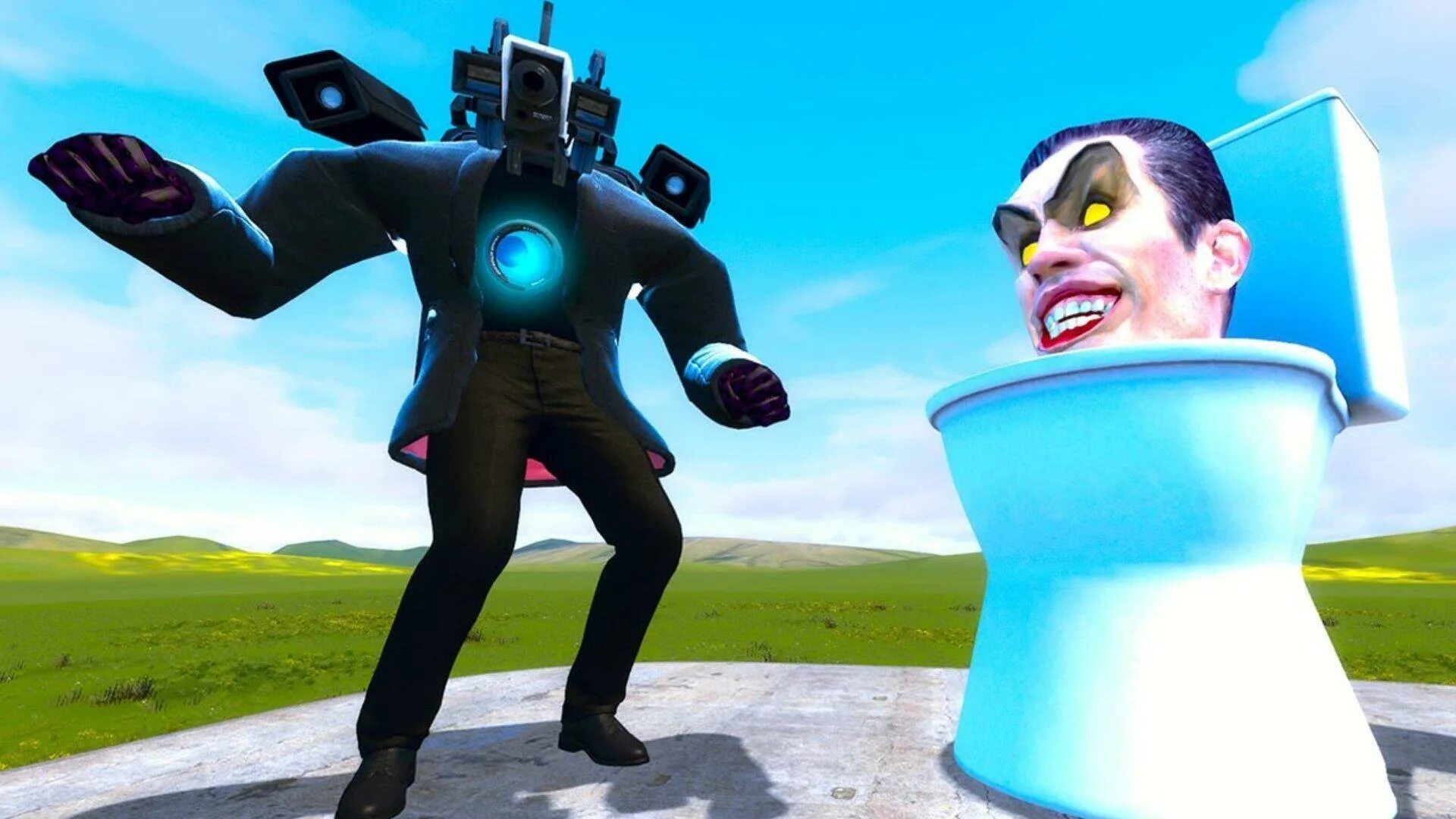 Игра roblox скибиди туалет. SKIBIDI Titan Speakerman cameraman. Cameraman vs SKIBIDI Toilet. РОБЛОКС скибиди.