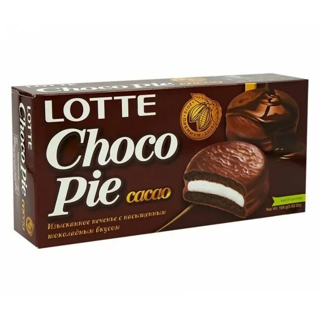 Чоко пай лотте. Печенье Lotte Chocopie прослоенное глазированное 168г штрих. Печенье прослоенное глазированное, Choco pie, какао, 168 г. Чокопай 168г Лотте. Чоко Пай какао 28г 12шт (Лотте).