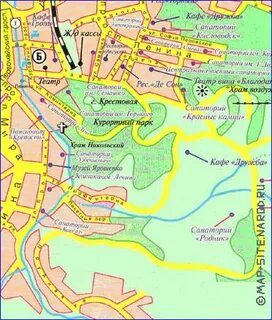 Улица садовая кисловодск на карте