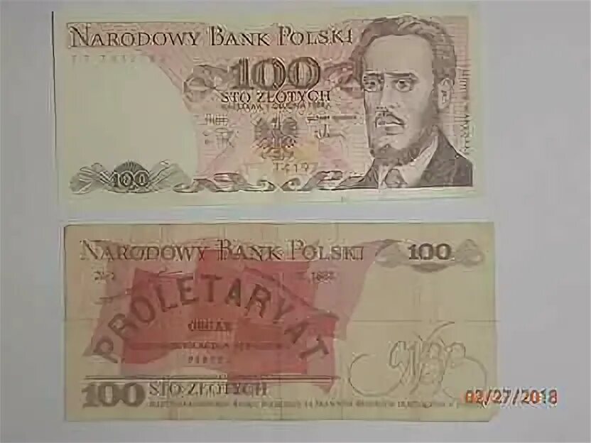 100 польских злотых в рублях. Польша 100 злотых 1988 банкнота.