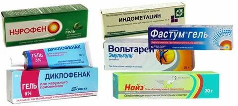 Нестероидные противовоспалительные гели
