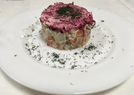 Селедка под шубой калорийность