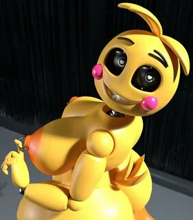 toy chica (fnaf), absurd res, hi res, tagme, carlaruby203, female, nipple p...