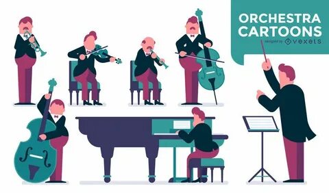 Оркестр рисунок