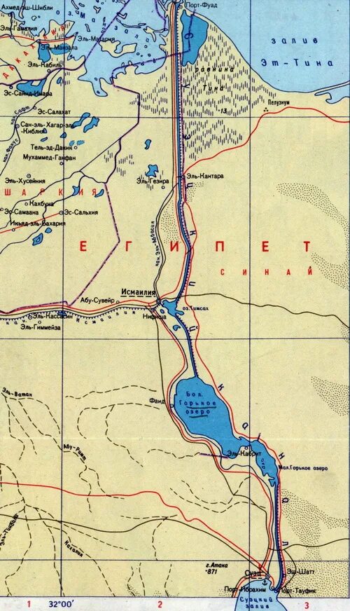 Карта Суэцкий канал на карте. Карта Африки Суэцкий канал на карте. Суэцкий канал 1869 карта.