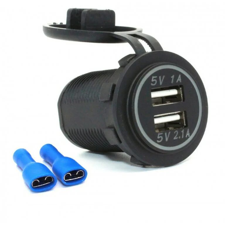 Разъем USB В авто (врезные) 12v-24v 2usb для Туксон 1 поколения. Гнездо прикуривателя USB 12v встраиваемое ресант. Разъём USB В авто встраиваемый 12v-24v 2usb. Гнездо USB авто 3.1а (20211110). Прикуриватель для телефона в машину