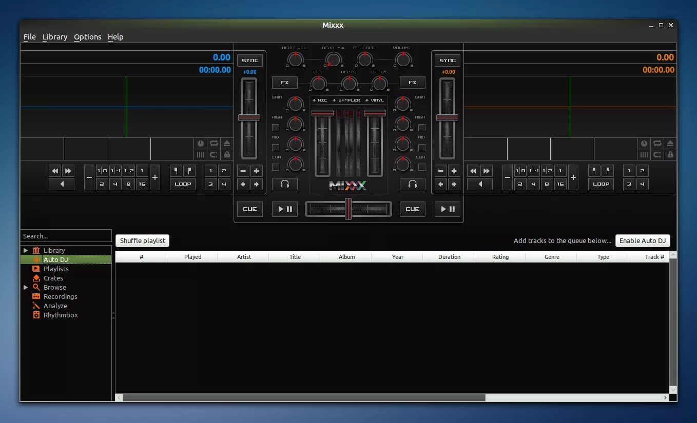 Как отключить mixx. Mixxx linux. mixxx ubuntu. mixxx 2.3.3 linux.
