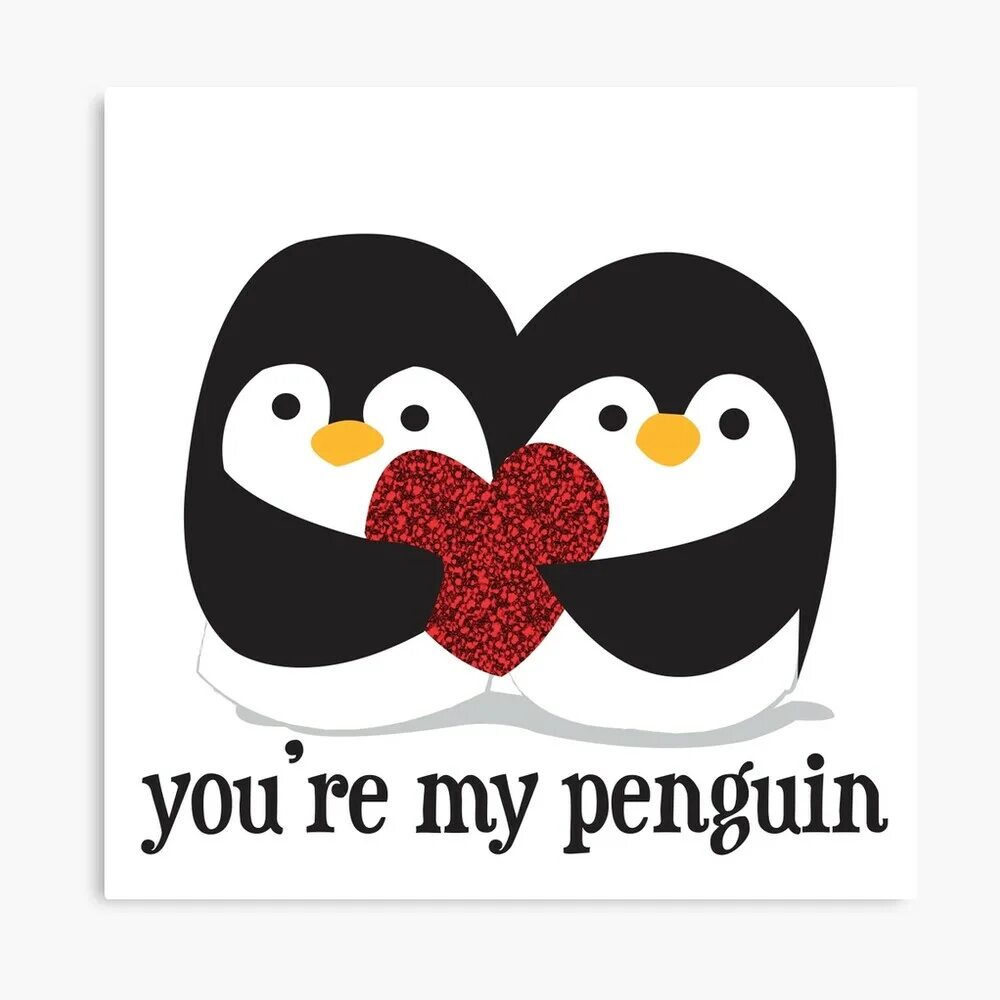 Наклейка - пингвины. Стикер Пингвин целует. Милые Стикеры Пингвин на доске. Открытка you are my Penguin. Пингвины моей мамы без цензуры