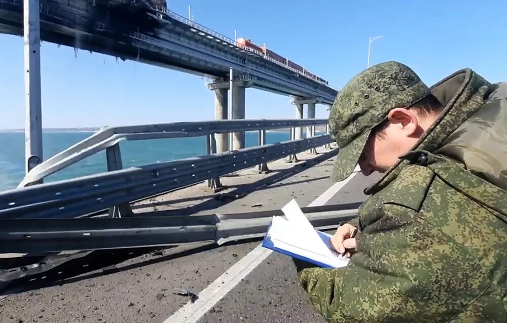 Атака на крымском мосту сегодня