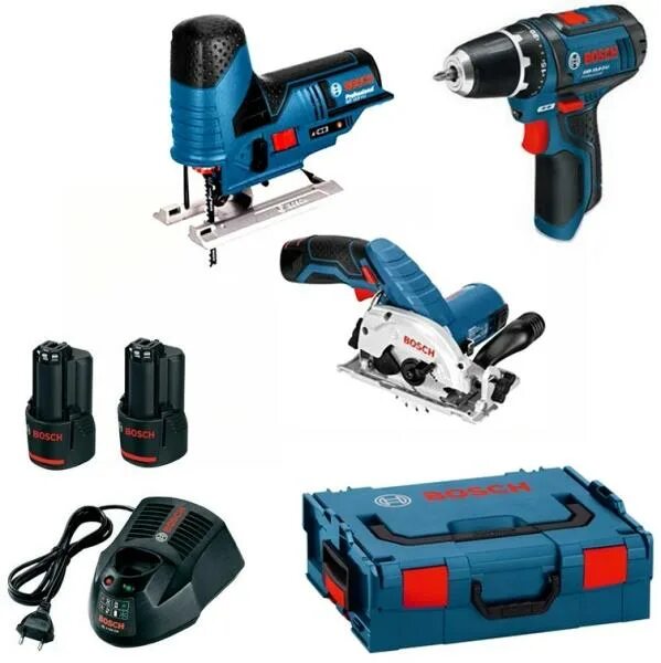 Сайт инструмента бош. Набор аккумуляторных инструментов bosch 0615990g07. набор аккумуляторного инструмента bosch 10.8v. аккумуляторный инструмент бош 12 вольт. bosch professional 10.8 линейка.