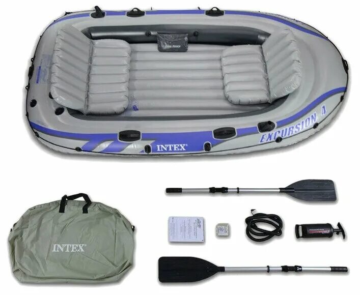 Лодка пвх intex excursion 4. Intex excursion 4 set. Excursion 4. Excursion 4. Лодка intex excursion 4-х местная.