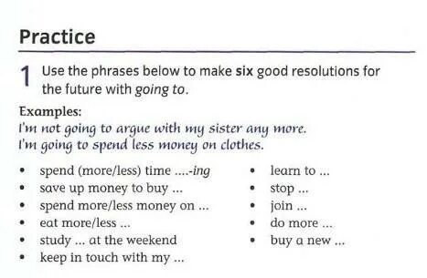 2 now make sentences