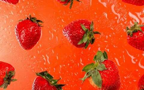 Клубничные Обои.