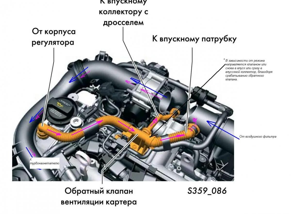 Температура коллектора двигателя. Клапан картерных газов 1.4 TSI. Клапан ВКГ 1.4 TSI 150 Л.С. 1/4 TSI CAXA клапан вентиляции картерных газов. Клапан вентиляции картерных газов Тигуан 1.4 TSI 150.