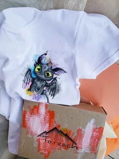 Сделать футболку акриловыми красками