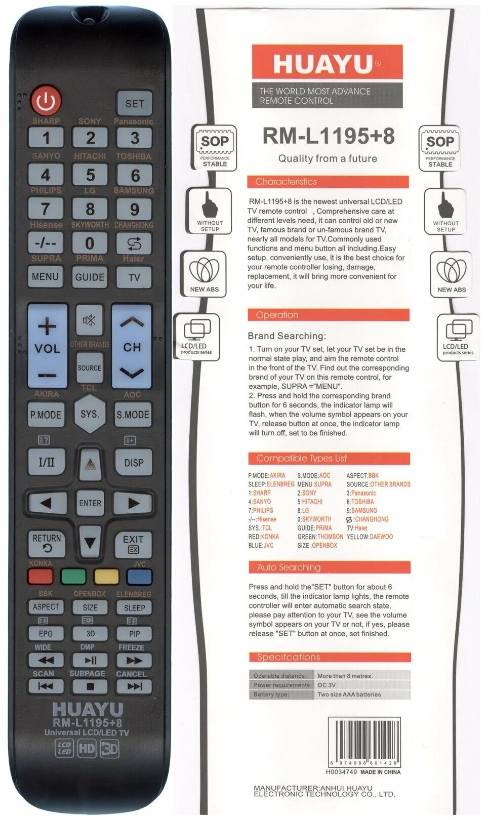 Настройка телевизора пультом huayu. RM-l1195+8 пульт. Пульт для телевизора универсальный Huayu RM-l1195+8. Пульт Huayu RM-l1195+8 коды. Пульт универсальный Huayu RM-l1195 +8.