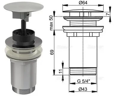 Донные клапаны alcaplast