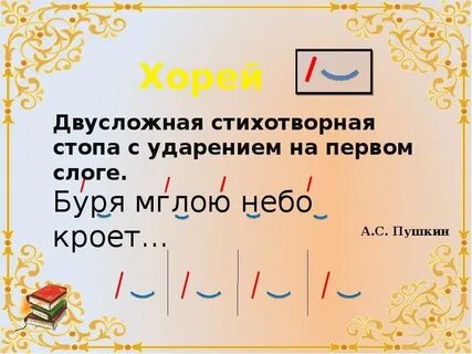 Двусложный размер стиха с ударением