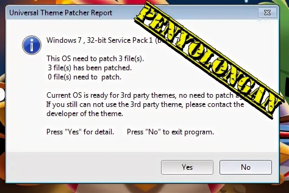 Need patch. Theme patcher. universal theme patcher.