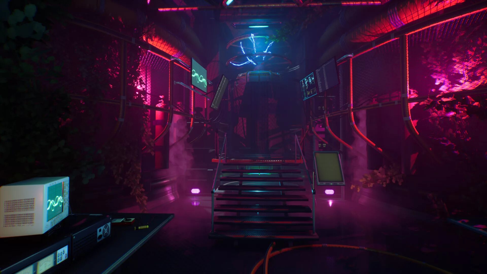 Cyberpunk 2077 локации. Transient игра 2025. комната в стиле cyberpunk 2077. киберпанк 2077 стена. лаборатория cyberpunk 2077.