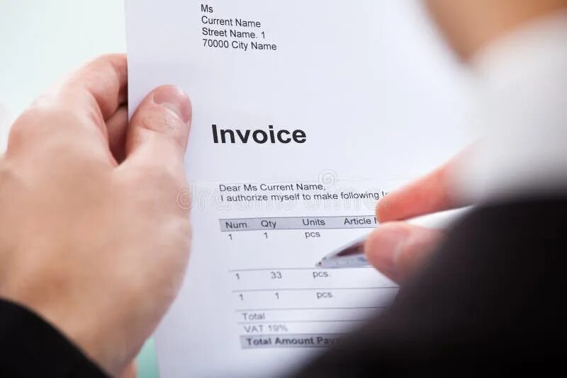 Invoice dated. Invoice dated