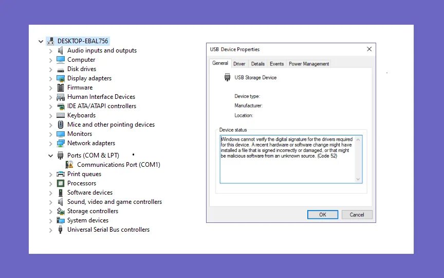 Disable driver signature. Driver signature enforcement.
