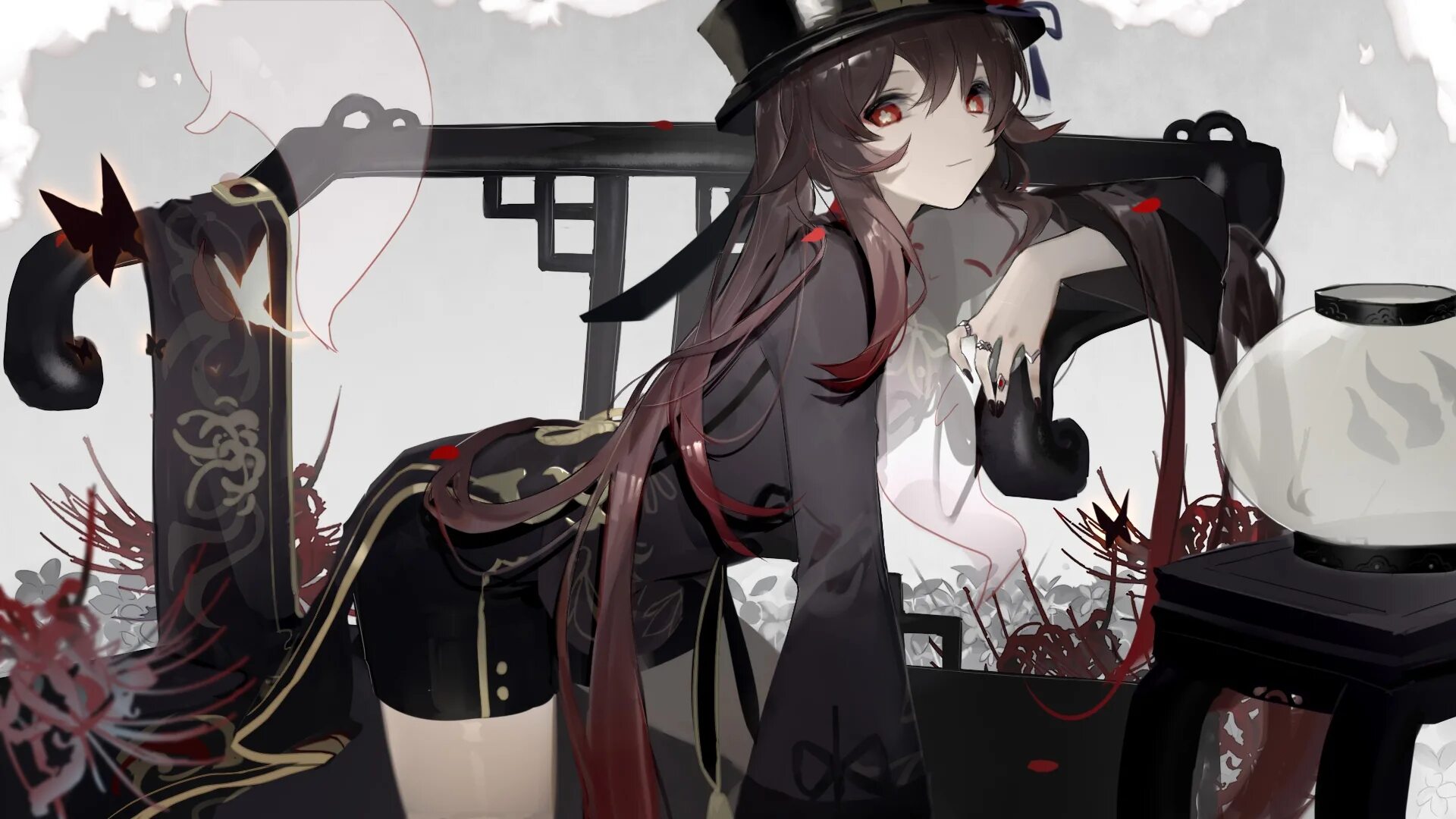 Переход в загробную жизнь с ху тао. Ху тао genshin impact. ху тао art. геншин импакт ху тао арты. аниме геншин импакт ху тао.