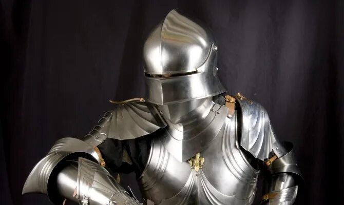 латный доспех вандервельде. стальной рыцарь. портреты рыцарей в латах. кожаная стеганка доспех. отряд рыцарей в парадных доспехах.