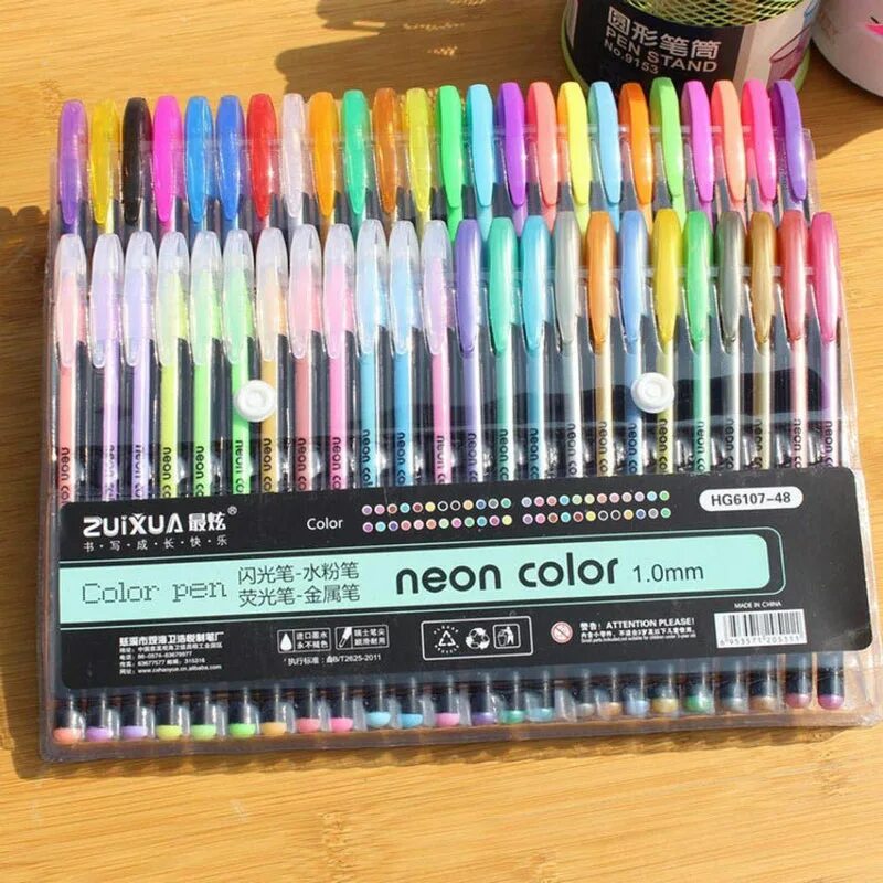 Набор гелевых ручек. Гелевые ручки "Neon Color", набор 48 цветов. Ручки Gel Pens гелевые 30 шт.. Color Pen ручки гелевые Neon Color Color. Набор цветных гелевых ручек для рисования.