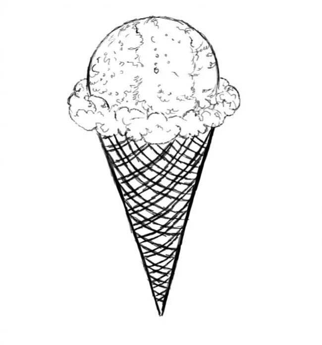 Мороженка рисунок. Мороженое эскиз. Рожок мороженого рисунок. Мороженое карандашом. Мороженое для срисовки.