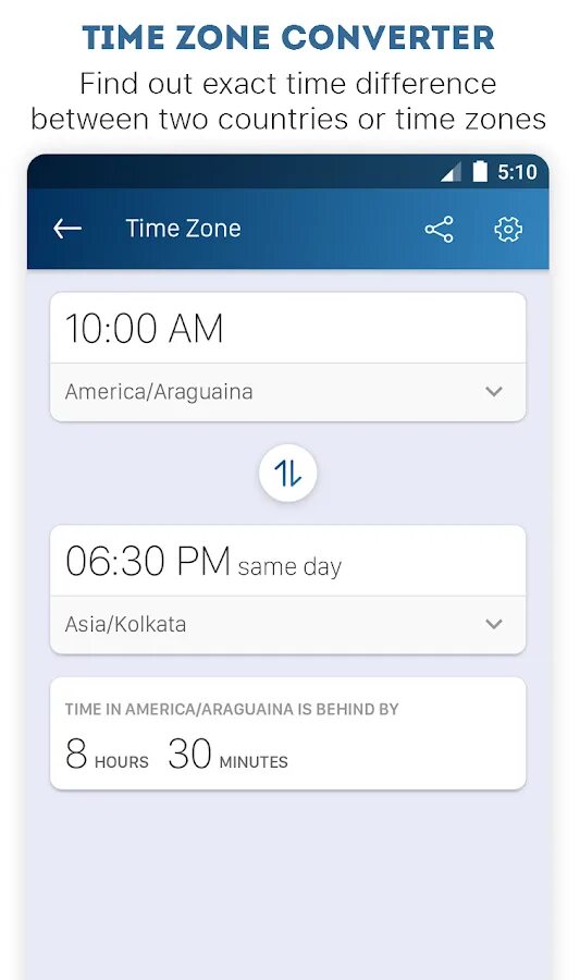 App control. Time converter. Convert timezone. Timezone converter. Time zone calculator.