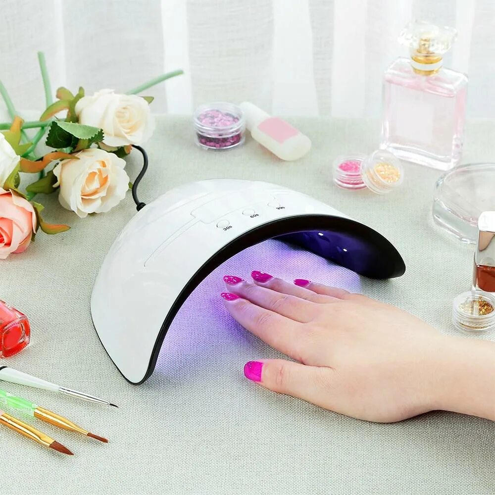 Что делает лампа для ногтей. UV led Nail Lamp Manicure 48 w. Лампа для маникюра 108wt. UV+led Nail Lamp 16w. Лампа для ногтей UV Lamp professional Nail Dryer.