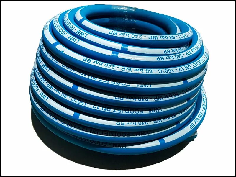 Шланг фуд. Рвд 1sn 16 nt +150 blue. шланг пищевой foodjetaquafoam (80 бар). шланг пищевой (aquastrong 30295) (100 м ). шланг резиновый 30 м &lt;70 с, 12&quot; m-m bsp system cleaners 1214606.